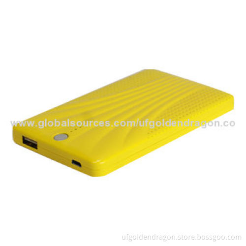 5000mAh Li-Polymer Slim Portable Power Bank for Smart Phones
